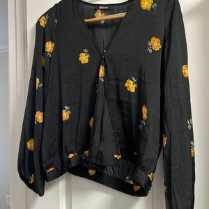Madewell marigold blouse
